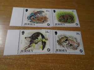 Jersey  #  806-07/809-10  MNH