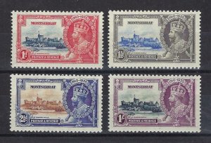 MONTSERRAT #85-88 MINT, F-VF, NH