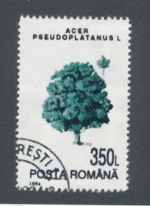 Romania 1994 Scott 3919 MH - 350l, Trees,Acer Pseudoplatanus