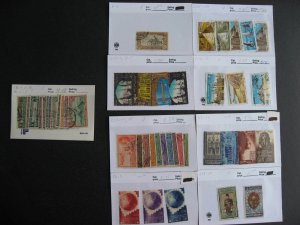 Egypt mint and used collection assembled in sales cards