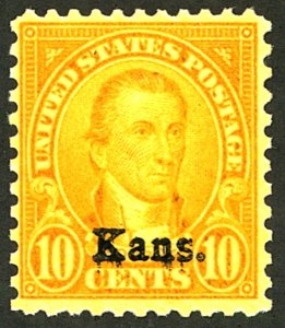 U.S. #668 MINT OG NH