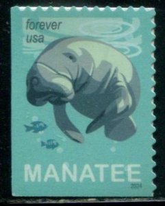 5851 US (68c) Save Manatees SA, MNH bklt sgl