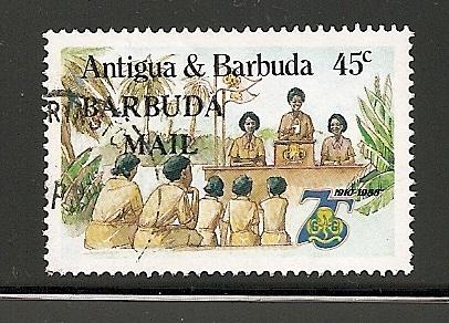 Barbuda  1986  overprint stamp used scott # 770