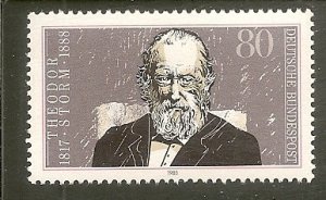 Germany   Scott 1557   Poet & Novelist   MNH