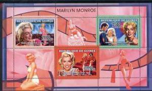 Guinea - Conakry 2006 Marilyn Monroe perf sheetlet #3 con...