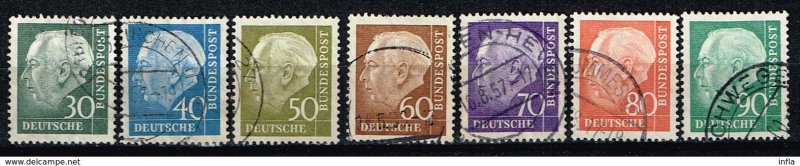 Germany 1949-56, Scott# Almost completely.used