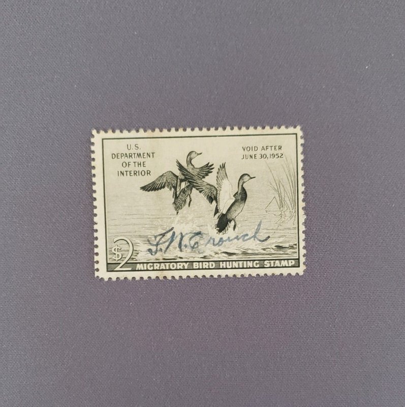 RW18, Gadwall Ducks, Used, CV $20.00