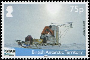 British Antarctic Territory 2014 Sc 477-480 Penguin Ship Plane CV $10.50