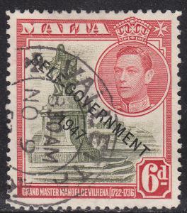 Malta 216  Antonio Manoel de Vilhena 1948