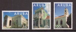 Aruba   #113-115   MNH  1995  architectural landmarks