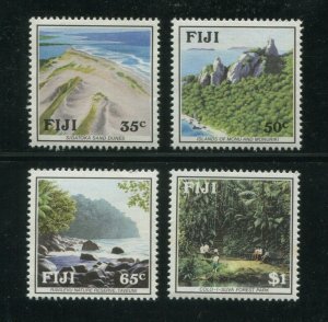 1991 Fiji Postage Stamps #637-640 Mint MNH VF Set Nature Reserve Forest Park