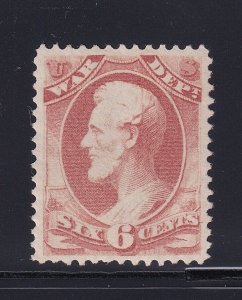 O86 VF unused ( mint re gum ) with nice color cv $ 325 ! see pic !