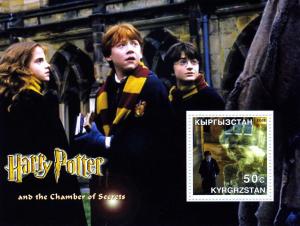 Kyrgyzstan 2002 Harry Potter Movie s/s Perforated mnh.vf