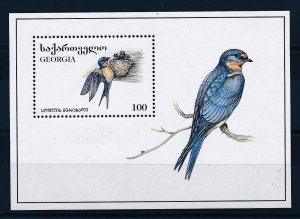 [29877] Georgia 1996 Birds Oiseaux�Uccelli  Souvenir Sheet MNH