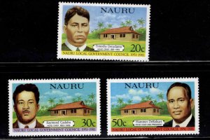 NAURU Scott 224-226  MNH**  stamp set 1981
