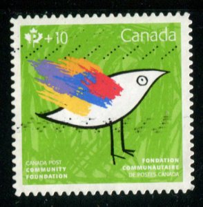 B24 Canada P+10 Stylized Bird SA, used