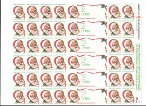 Christmas Seals American Lung Assoc 1983 Santa Claus Stamps 42 MNH Cinderellas