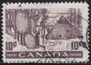 Canada 301 Drying Animal Hides 1950