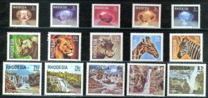Rhodesia Sc# 393-407 MNH 1978 Definitives