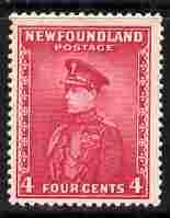 Newfoundland 1932-38 Duke of Windsor 4c carmine mounted m...