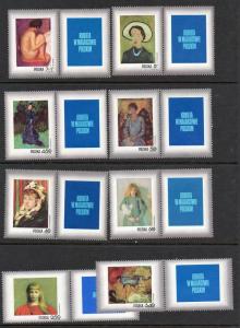 Poland #1839-1845 B123 Mint Never Hinged E720