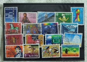 Switzerland Stamps - 100 Stamps all different