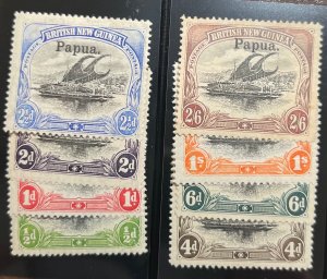 Papúa New Guinea, 1906, SC 11-18, LH Set, Watermark 47