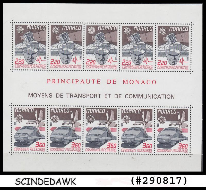 MONACO - 1998 EUROPA / TRANSPORTATION and COMMUNICATION - SHEETLET - MNH