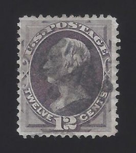 US #151 1870-71 Dull Violet Perf 12 F-VF SCV $220