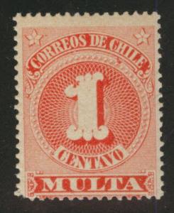 Chile Scott J43 MH* postage due