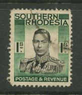 Southern Rhodesia SG 48 Used   short corner perf