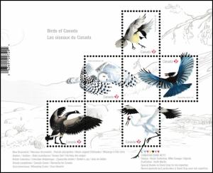 Canada 3117 Birds souvenir sheet MNH 2018