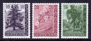 Liechtenstein - Scott #312-314 - MH - SCV $7.05