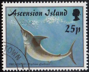 Ascension 1997 used Sc #685 25p Swordfish