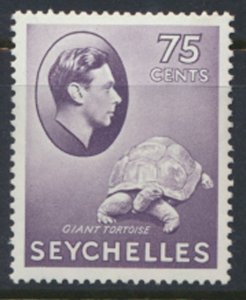 Seychelles  SG 145a  SC# 143  MNH  1941  Deep Slate Lilac see details and scans 