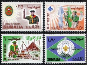 SOMALIA  Sc#310-313 1967 Boy Scout Jamboree  MNH