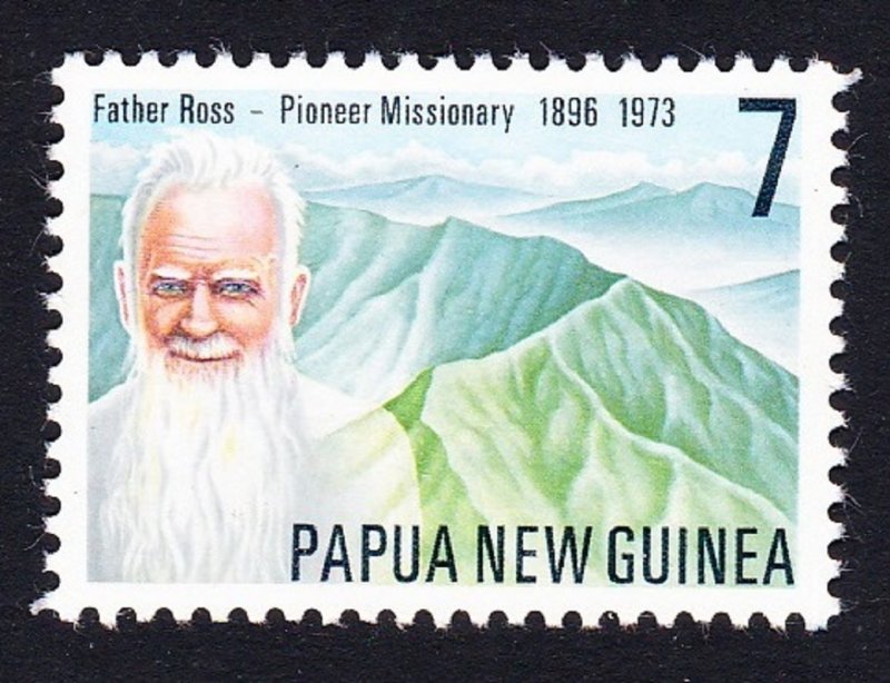 Papua NG William Ross Missionary Commemoration 1976 MNH SC#441 SG#313