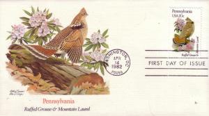 US Sc# 1953 / 2002 FDC's State Birds & Flowers Complete UXZ