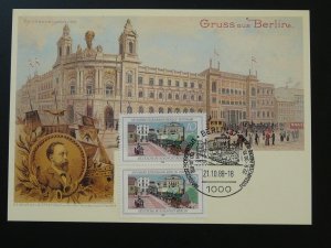 postal history post office in 1900 maximum card Germany ref 088-06