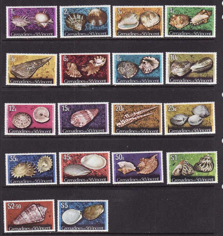 St. Vincent Grenadines-Scott#33-50-Unused NH short set to