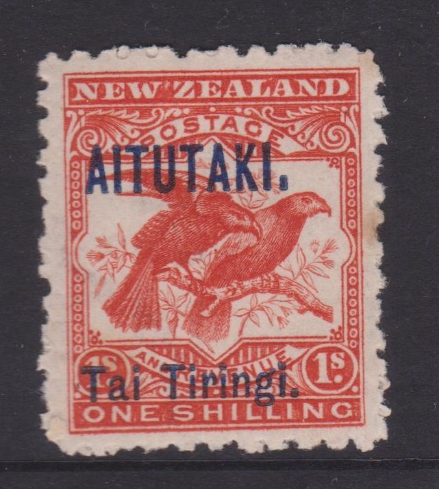 Aitutaki Sc#6 MNH - a couple of tone spots