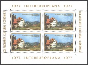 Romania Sc# 2724 MNH Sheet/4 1977 Europa