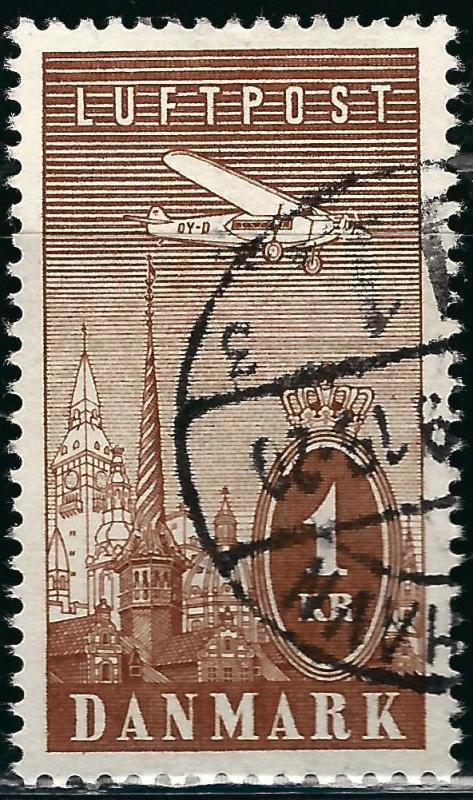 Denmark SC C10 Used F-VF SCV$26.00...A very Popular Country!!