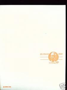 Mint US Postal Reply Card = UY30  Never Folded