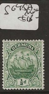 BERMUDA    SG45A     BOAT  1/2D   MOG     P1229B  H