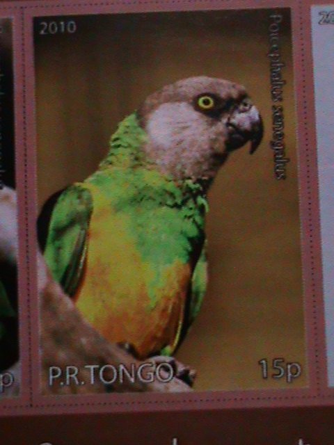 ​TONGA STAMP-SENEGAL  PARROT-MNH STAMP SHEET