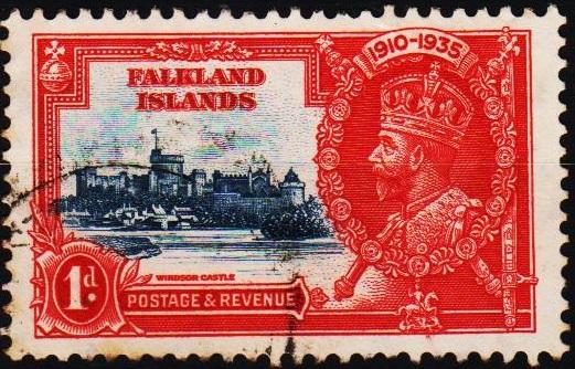 Falkland Islands.1935 1d  S.G.139 Fine Used