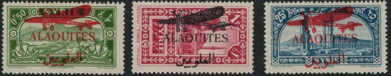 Alaouites 1929 SC C17-C19 Set LH 