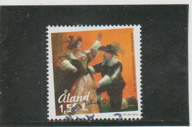 Aland  Scott#  353  Used  (2014 Mariehamn Theatrical Society)