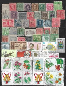 COLLECTION LOT OF 56 CUBA 1874+ STAMPS